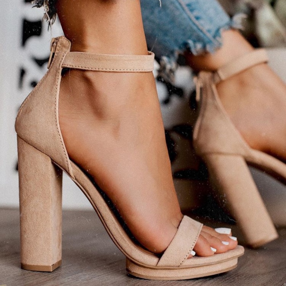 Nude heels
